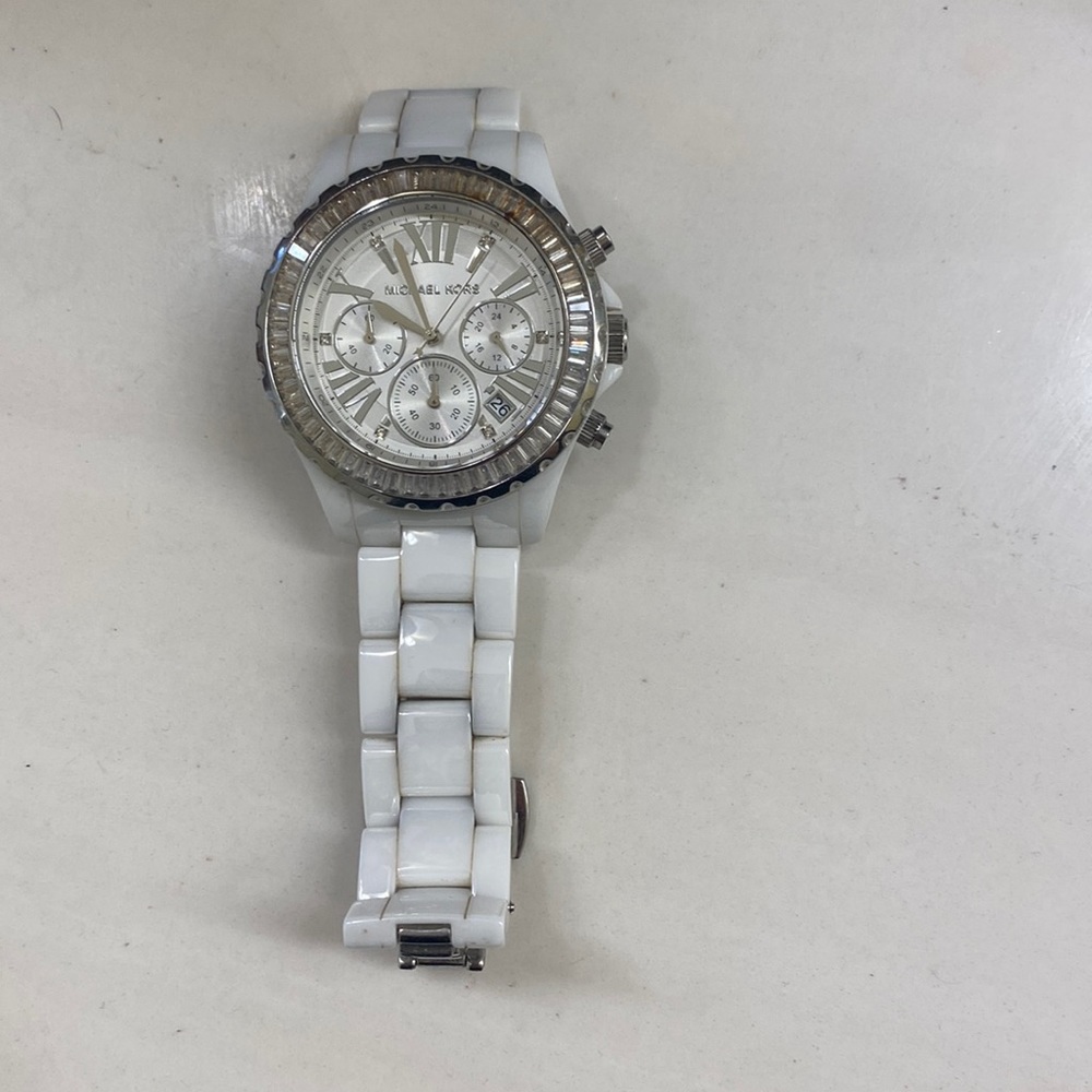 White Michael Kors watch